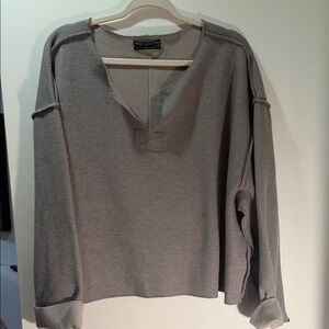 Gray Long Sleeve Shirt